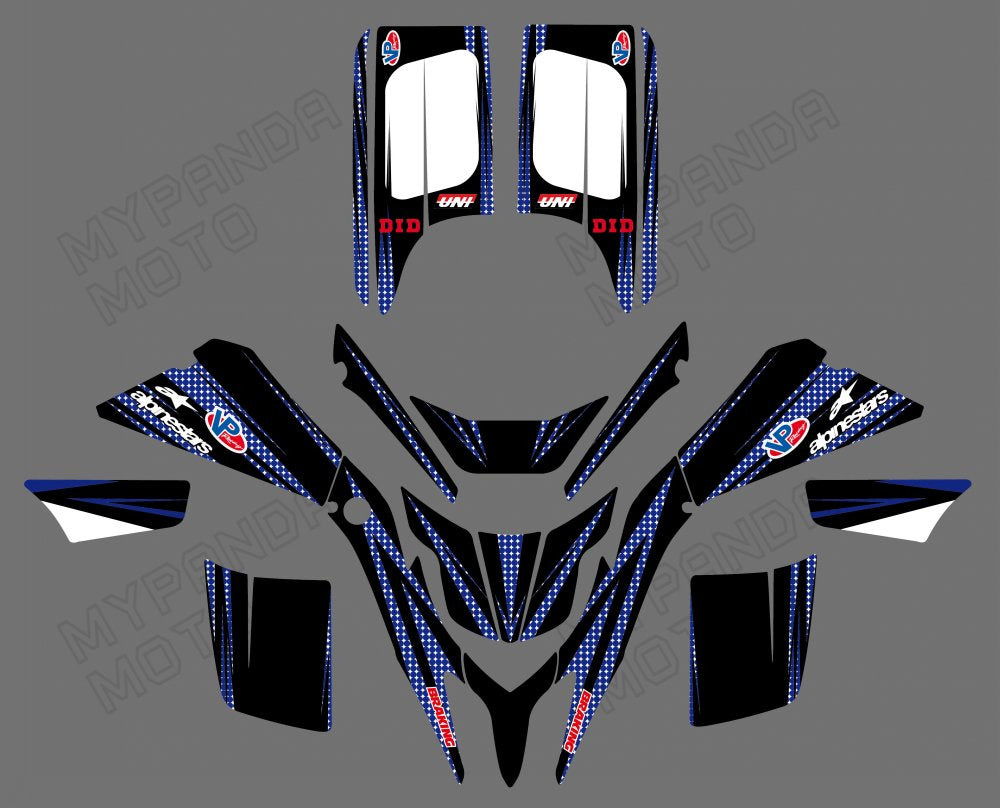 ATV Volle Grafik Aufkleber Kit Für Yamaha BLASTER 200 1988-2006