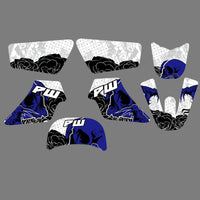 Team Graphics Hintergrund Aufkleber Aufkleber für Yamaha PW50 1981-2021 alle Jahre