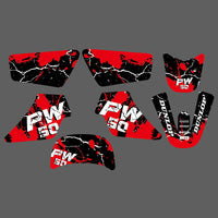 Team Graphics Decals Fender Aufkleber für Yamaha PW50 alle Baujahre