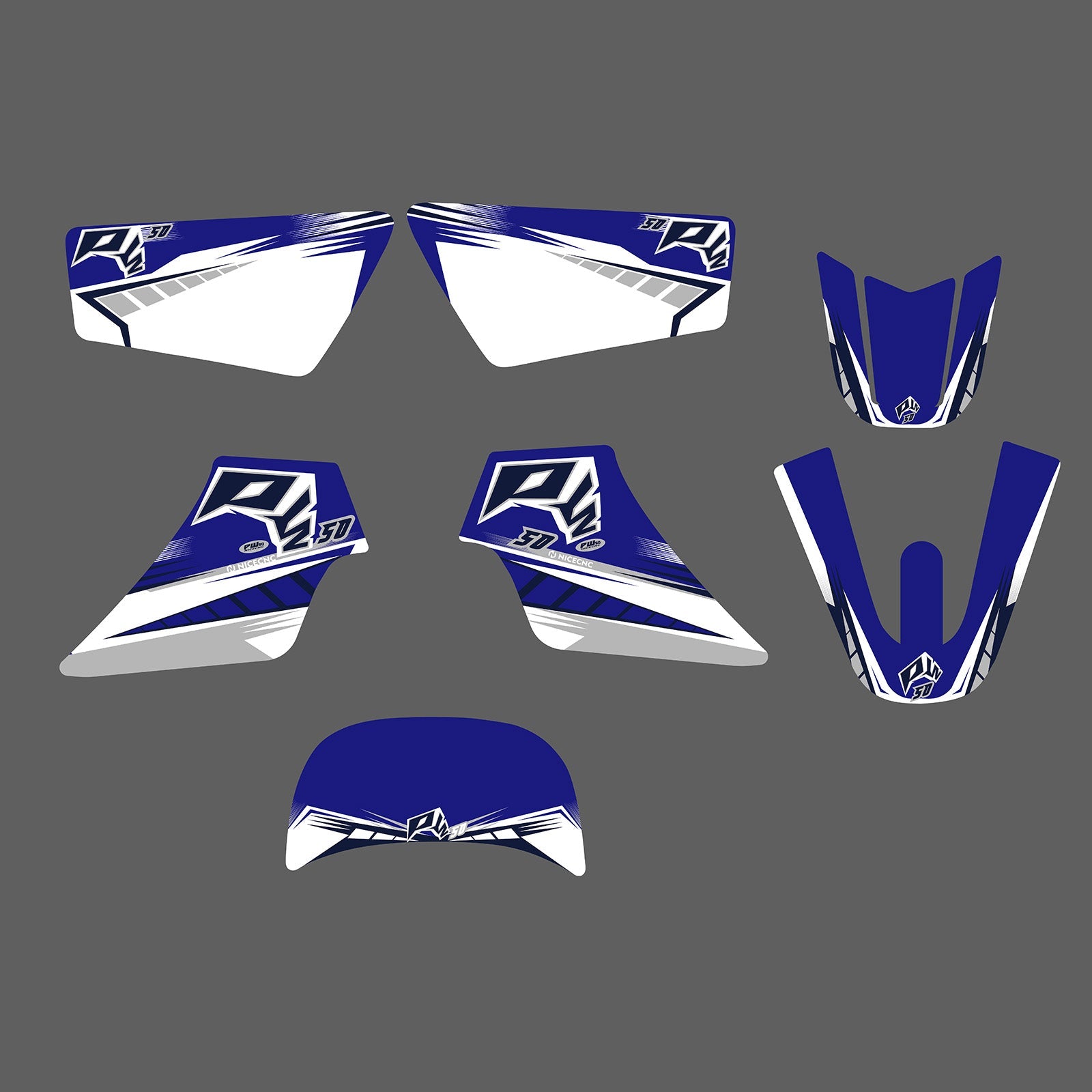 Motorrad Team Volle Grafiken Hintergrund Aufkleber Aufkleber Kits Für YAMAHA PW50 ALLE JAHRE