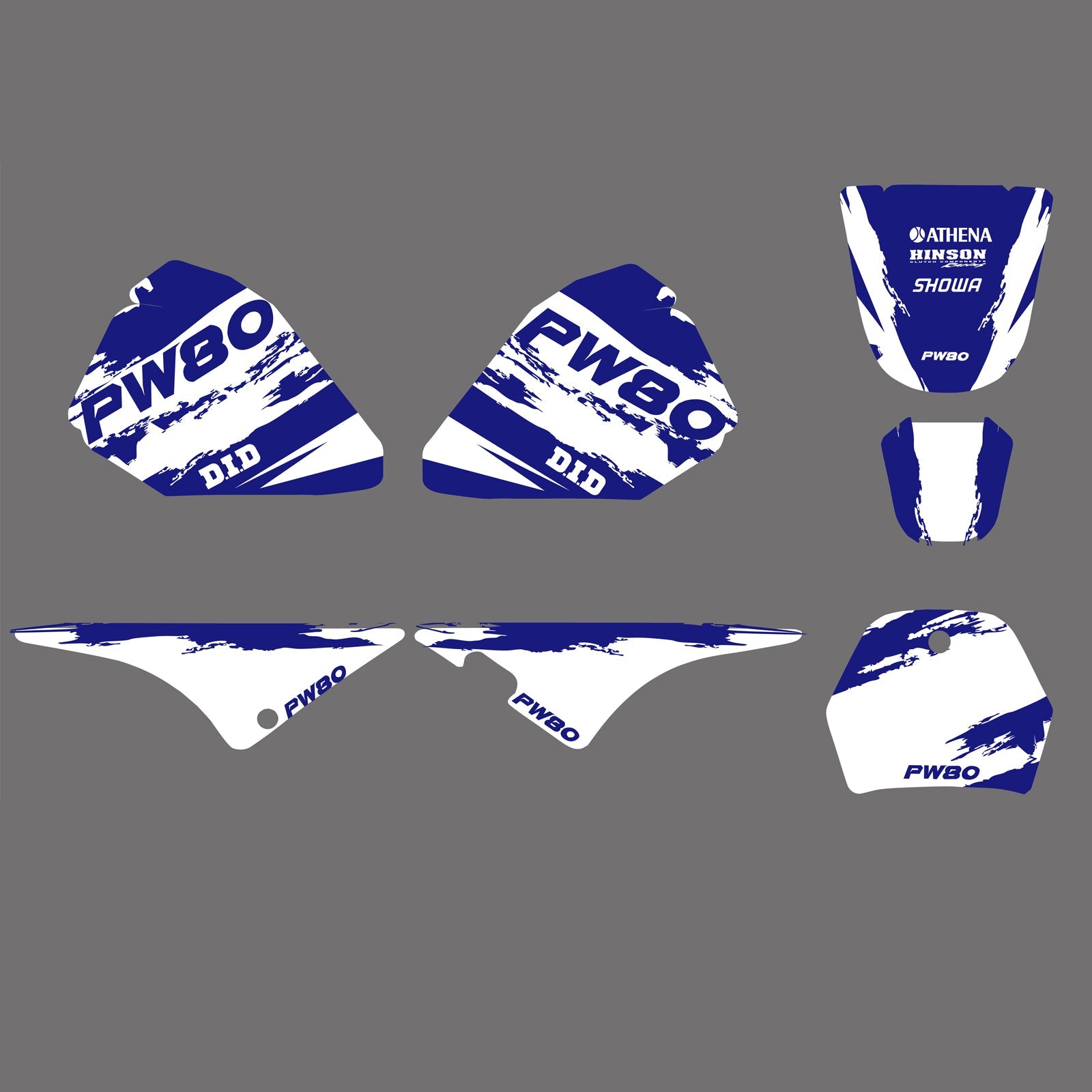 Neue Stile Team Graphics Hintergrund Aufkleber Aufkleber für Yamaha PW80