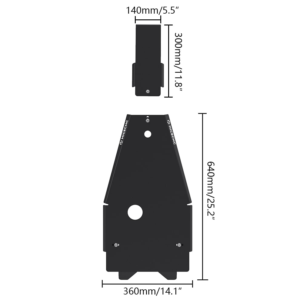 ATV Voller Chassis-Unterfahrschutz Für Yamaha Raptor 700 2006-2024