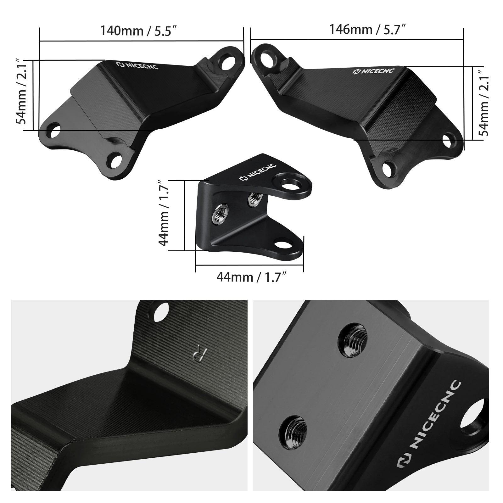 ATV Motorhalterung Halterungen Für Yamaha RAPTOR 700 2008-2024