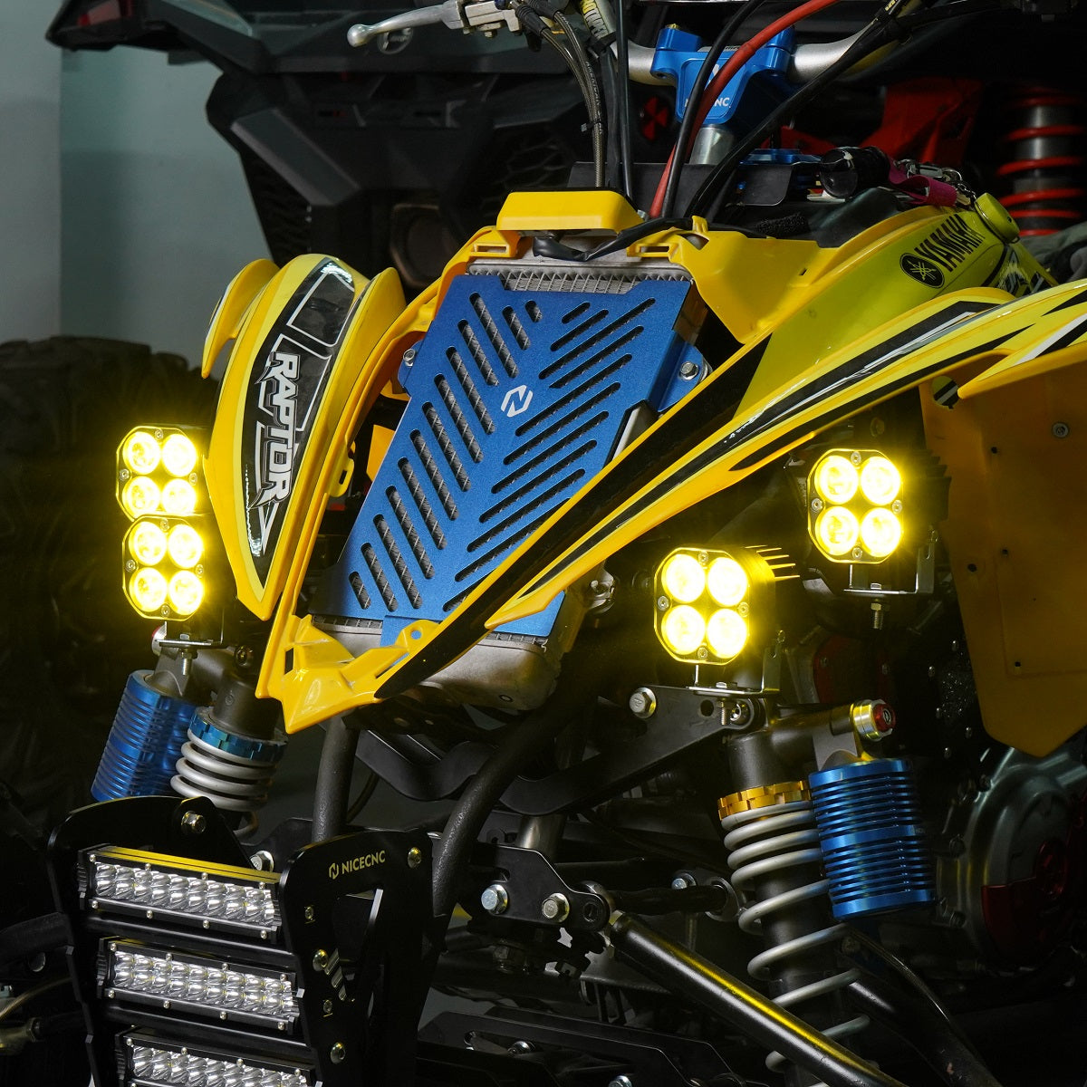 LED-Front Arbeitsleuchte mit verstellbarer Halterung für Yamaha Raptor 700 2013-2023