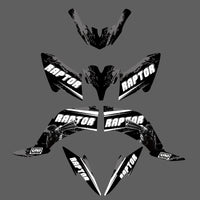 Team Graphics Hintergrund Aufkleber Aufkleber für YAMAHA Raptor 125/250 2008-2013