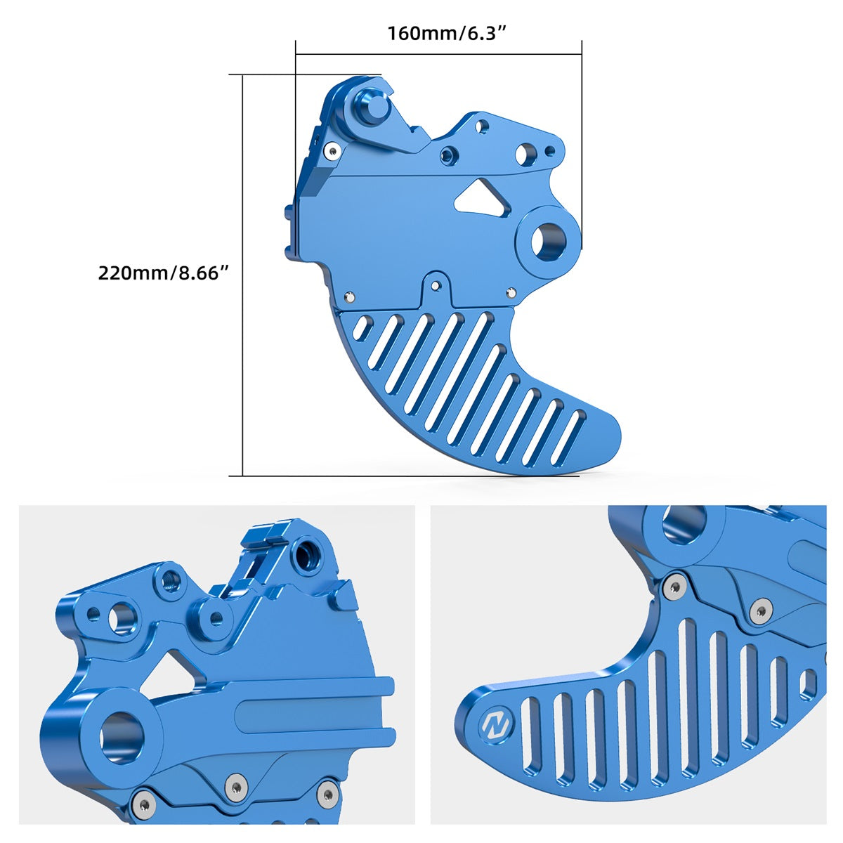 Bremsscheibenschutz hinten für Yamaha Tenere 700/XTZ700 2019-2024