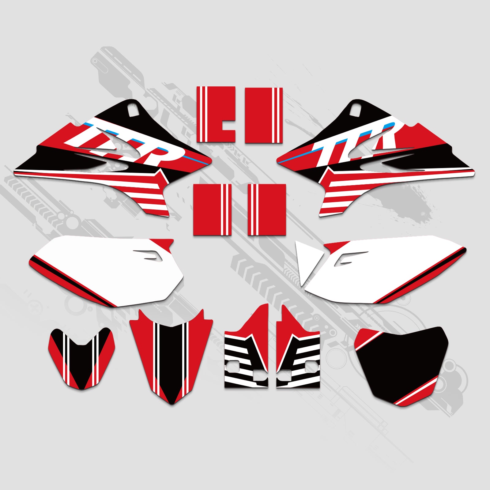 Motorrad Volle Grafiken Decals Aufkleber Kit Für YAMAHA TTR50 2006-2015