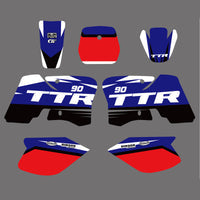 Team Graphics Decals Aufkleber Deko für Yamaha TTR 90 TTR90 2000-2007