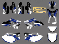 Motorrad-Team-Aufkleber, komplettes Grafik-Set für Yamaha WR250F/WR450F 2005–2006