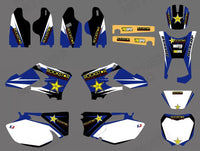 Motorrad-Team-Aufkleber, komplettes Grafik-Set für Yamaha WR250F/WR450F 2005–2006