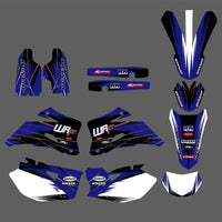 Aufkleber-Set mit Team-Grafik-Hintergrund für Yamaha WR250F 2007–2013, WR450F 2007–2011