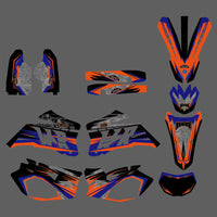 Team-Aufkleber, Grafik-Set für Yamaha WR250F WR450F 2007-2011