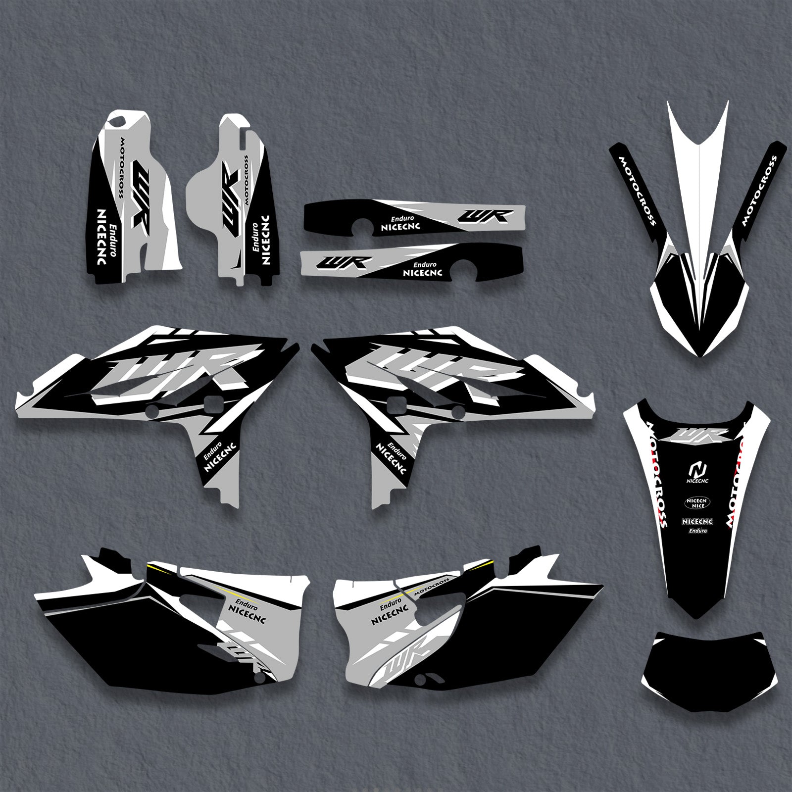 Komplettes Grafik-Aufkleber-Set für YAMAHA WR450F 2012-2015