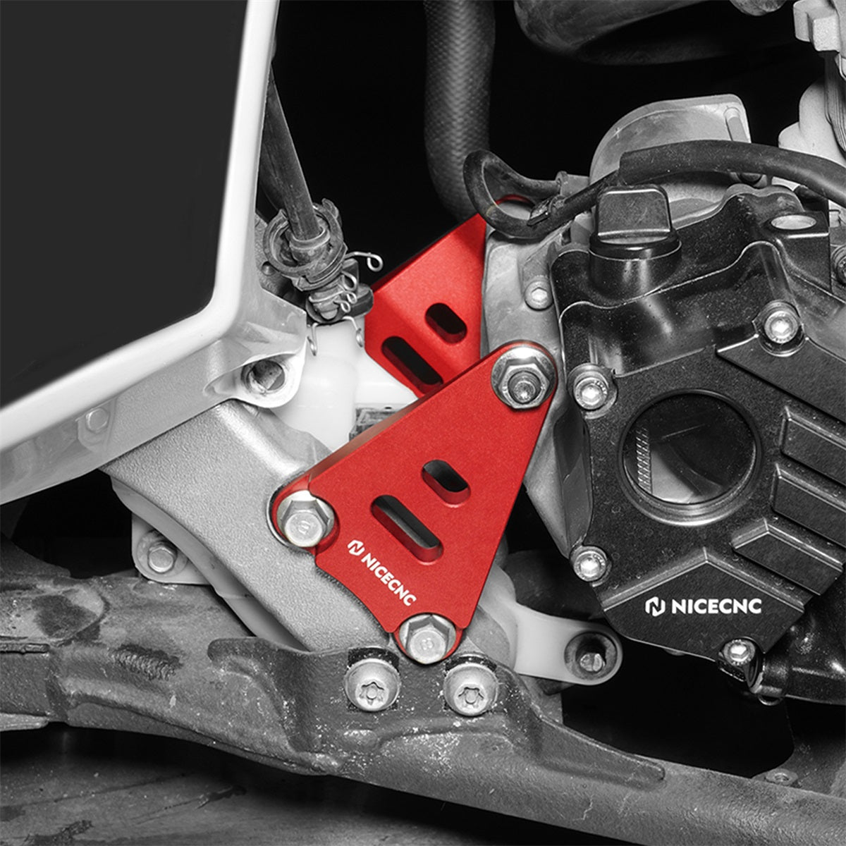 ATV Verbesserte Motor Bleibt Montage Klammern Set Für Yamaha YFZ450R 2009-2025