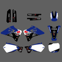 Team Graphics Hintergründe Aufkleber Aufkleber Set für Yamaha YZ125/YZ250 1996-2001