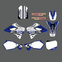 Team Graphics Hintergründe Aufkleber Aufkleber Set für Yamaha YZ125/YZ250 1996-2001