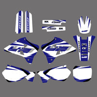 Team Graphics Hintergründe Aufkleber für Yamaha YZ125 YZ250 1996-2001