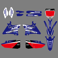 Motocross-Team-Grafik-Aufkleber-Set für Yamaha YZ125/YZ250 2015-2021