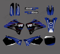 Team Graphics Hintergründe Aufkleber Aufkleber Set für Yamaha YZ125/YZ250 1996-2001