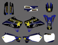 Team Graphics Hintergründe Aufkleber Aufkleber Set für Yamaha YZ125/YZ250 1996-2001