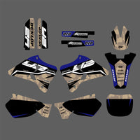 Team Graphics Hintergründe Aufkleber für Yamaha YZ125 YZ250 1996-2001