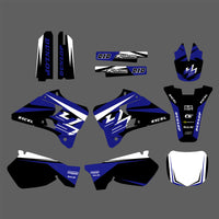 Team Graphics Hintergründe Aufkleber für Yamaha YZ125 YZ250 1996-2001