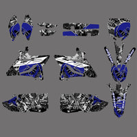 Team Graphics Aufkleber Aufkleber Kit für Yamaha YZ125 YZ250 2015-2021