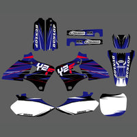 Team Graphics Hintergründe Abziehbilder Kit für Yamaha YZ250F YZ400F YZ426F 1998-2002