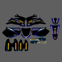 Motorrad-Team-Aufkleber, komplettes Grafik-Kit für Yamaha YZF250/YZF450 2006–2009