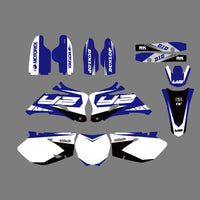 Team-Grafiken und Hintergründe, Aufkleber-Set für YAMAHA YZF250/YZF450 2006–2009