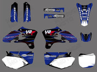 Motorrad-Team-Grafik-Hintergrund-Aufkleber-Set für YAMAHA YZF250/YZF450 2003-2005