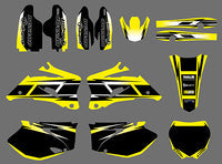 Motorrad-Team-Aufkleber, komplettes Grafik-Kit für Yamaha YZF250/YZF450 2006–2009